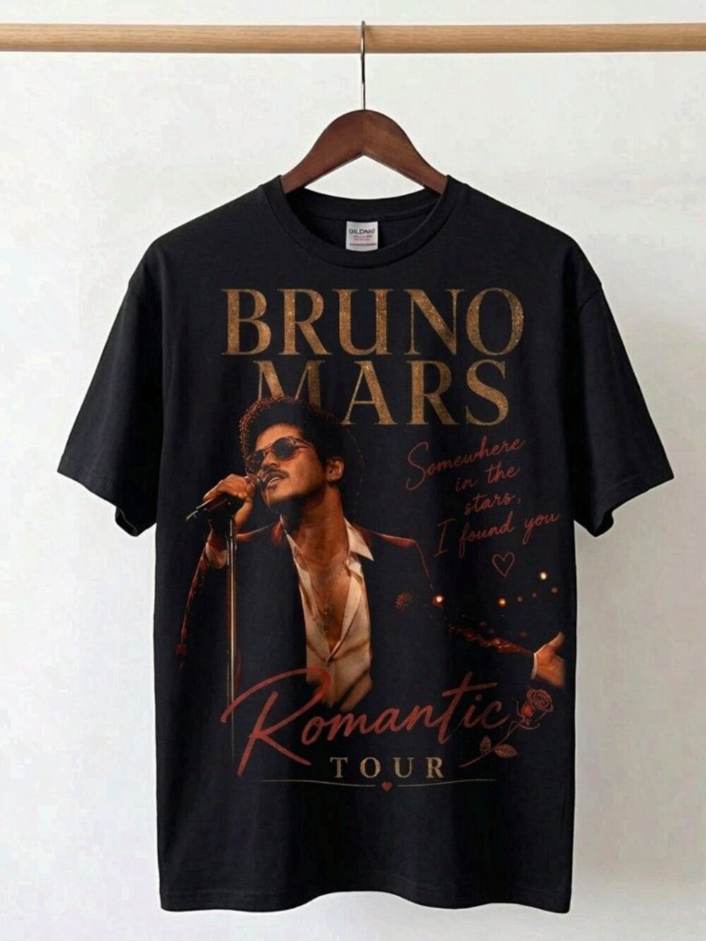 Bruno Mars Romantic Tour 2026 Shirt, Comfort Colors Concert Tee Reprint